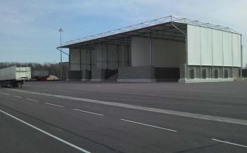 Construction d'un auvent de stockage de transit au Port de l'Aube à Nogent Sur Seine (10)